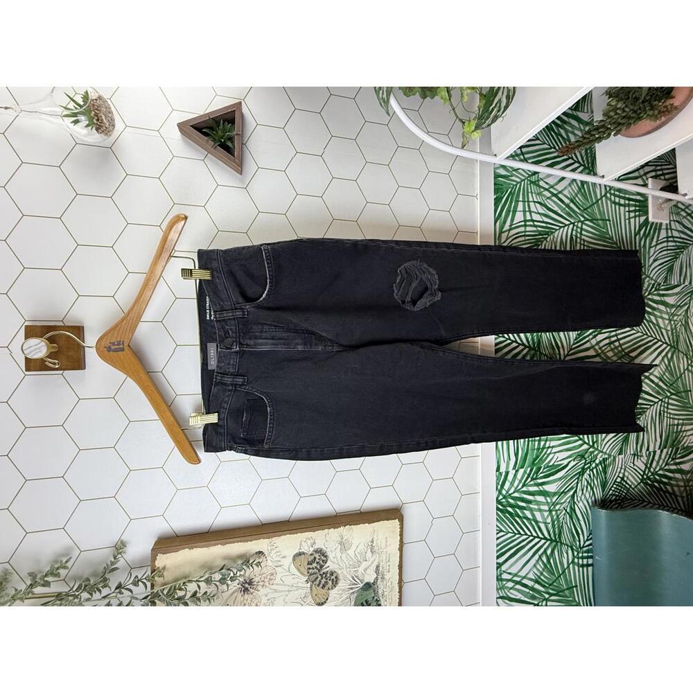 DL1961 Emilie Straight Ultra High Rise Vintage Black Jeans - Size - 31